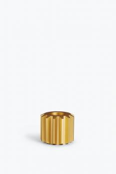 Gear+Candle+Holder+Wide+Gold