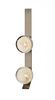 WALL SCONCE DOUBLE BALL WITH KICK