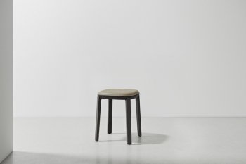 COLLETTE LOW STOOL WITH CUSHION