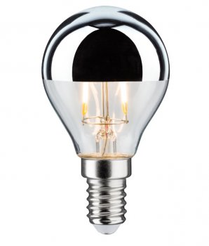 LED bulb crown mirror silver  2.5 W E14