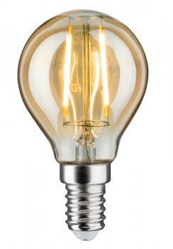 LED bulb 2.5 W, E14  gold